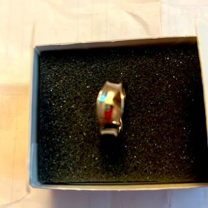 Lia Sophia Silver Ring, size 6